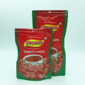 28% to 30% brix halal 210g 400g S standing sachet seasoning  tomato paste  ketchup bulk pricetin concentrate  tomato bag